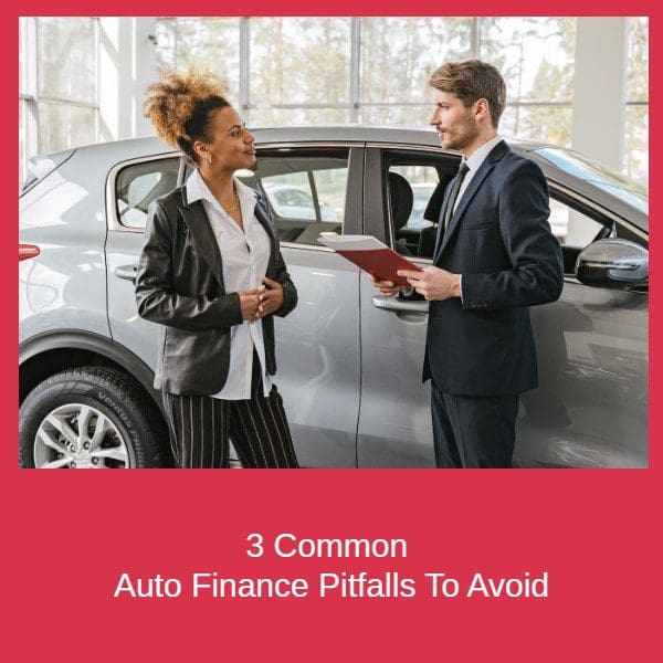 There are a few extremely common mistakes that many people make that can prevent you from getting the best financing deal possible